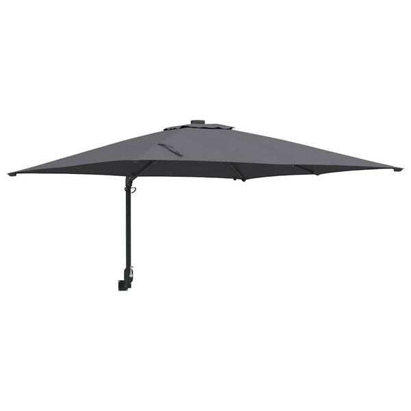 Wand-Gartenparasol Anthrazit - 247,5 x 248,5 cm - 35% Rabatt