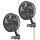 2x Clip-Ventilator für Growboxen, oszillierend, 10 Stufen - 34% Rabatt