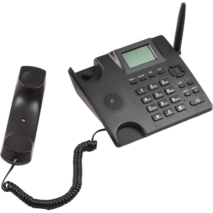 Drahtloses GSM-Tischtelefon mit Dual-SIM - 31% Rabatt
