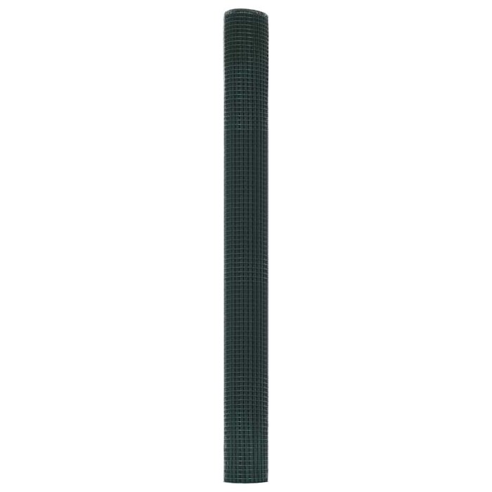 Geschweißter Drahtzaun 2500 x 160 cm Grün - 34% Rabatt