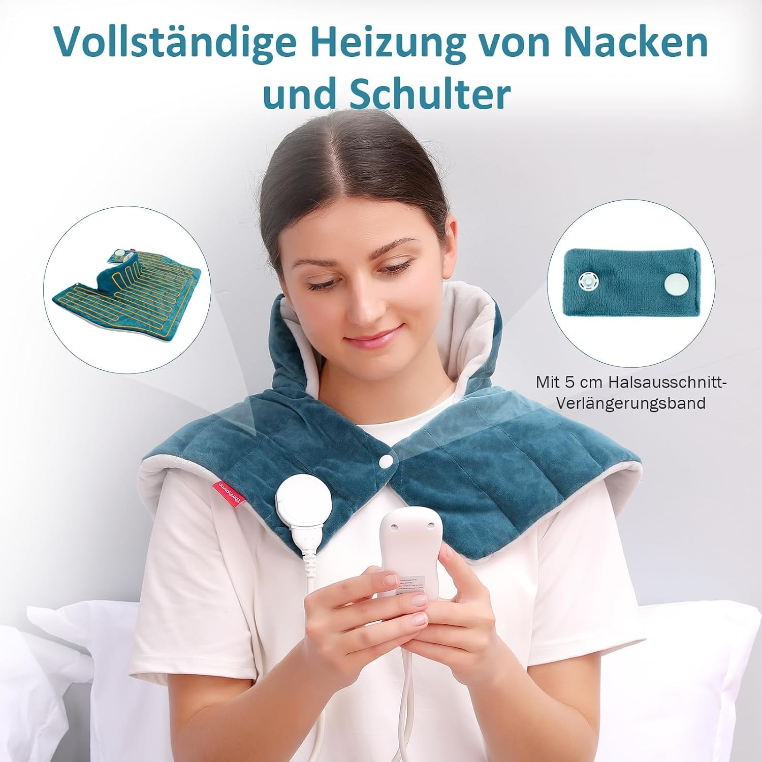 Beschwertes Heizkissen 48x56cm, 9 Heizstufen - 33% Rabatt
