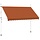 Manuelle Markise 350 cm Orange/Braun - 35% Rabatt