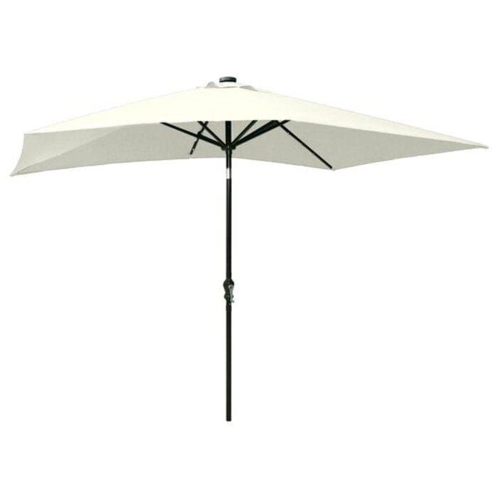 Sonnenschirm mit LED-Beleuchtung 200x300 cm Sand - 33% Rabatt