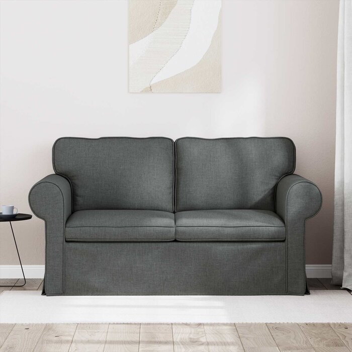 Modernes Sofa Dunkelgrau 155cm - 35% Rabatt
