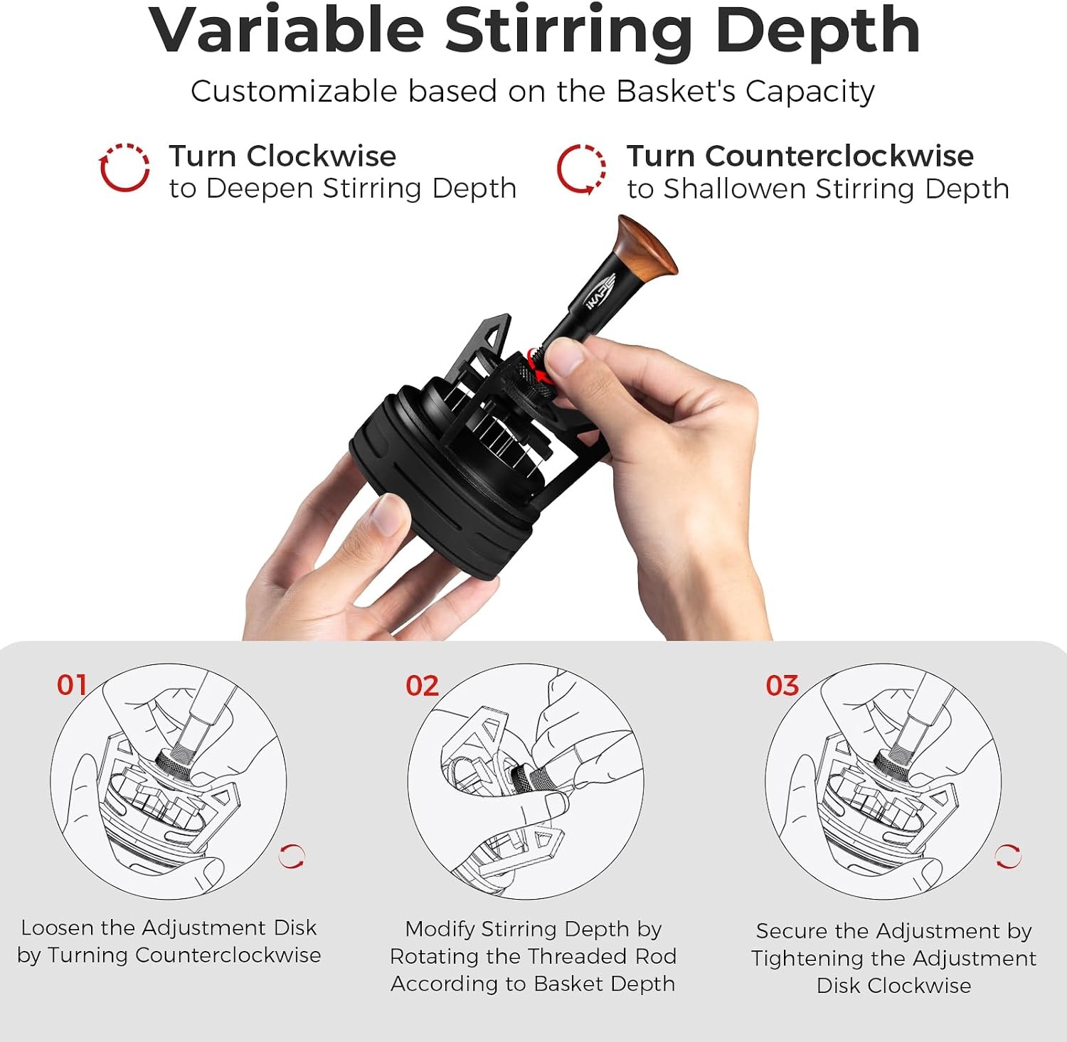 WDT Kaffee-Verteiler 58 mm - Espresso Leveling Tool - 33% Rabatt