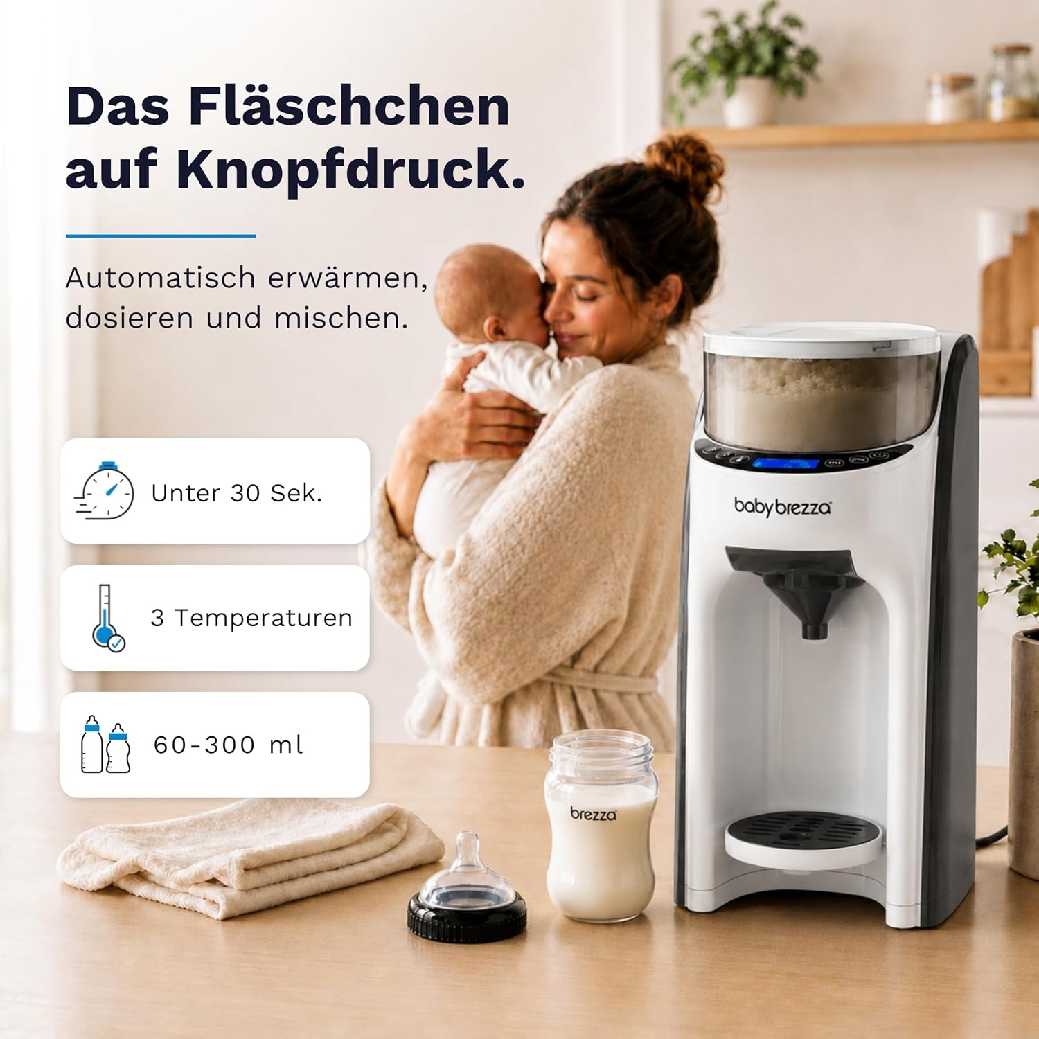 Automatischer Babynahrungs-Zubereiter - 35% Rabatt - Schwarz