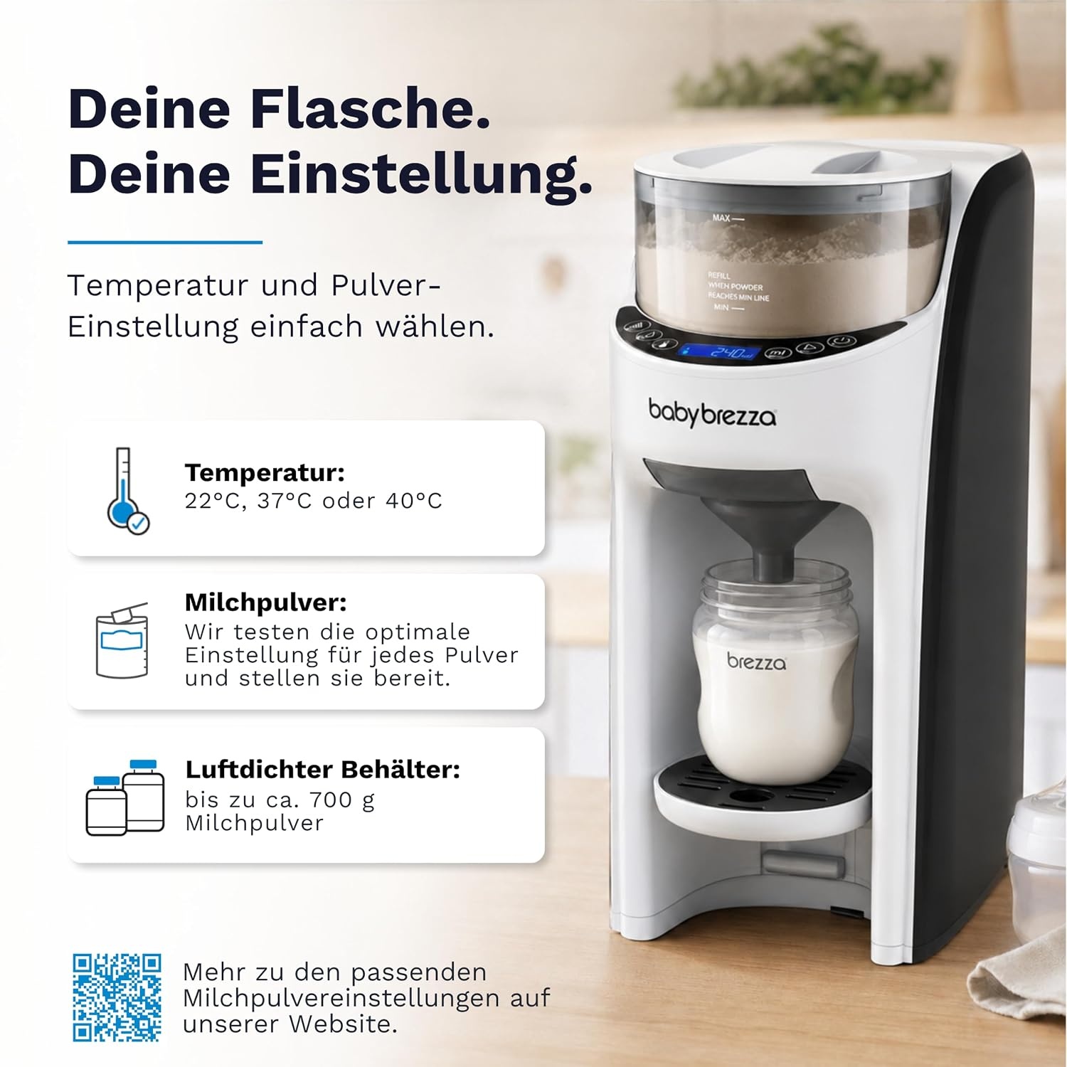 Automatischer Babynahrungs-Zubereiter - 35% Rabatt - Schwarz