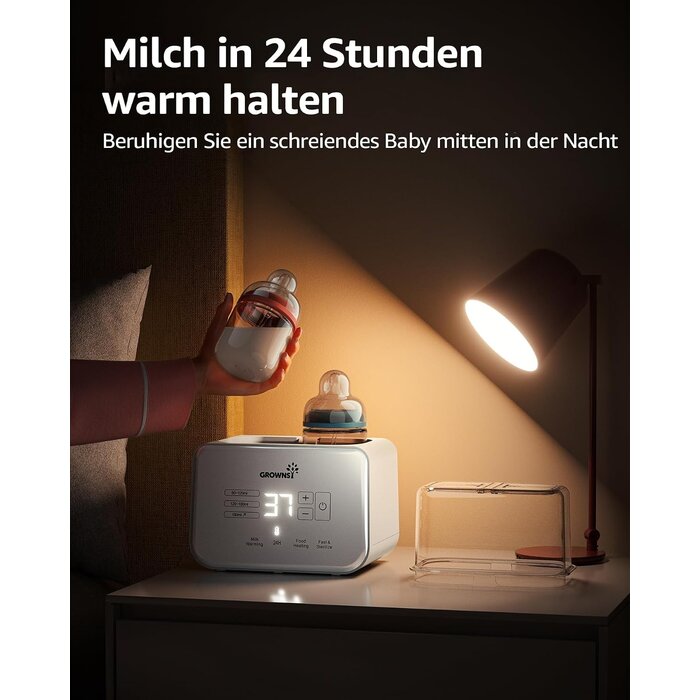 8-in-1 Babyflaschenwärmer und Sterilisator, cremeweiß - 33% Rabatt