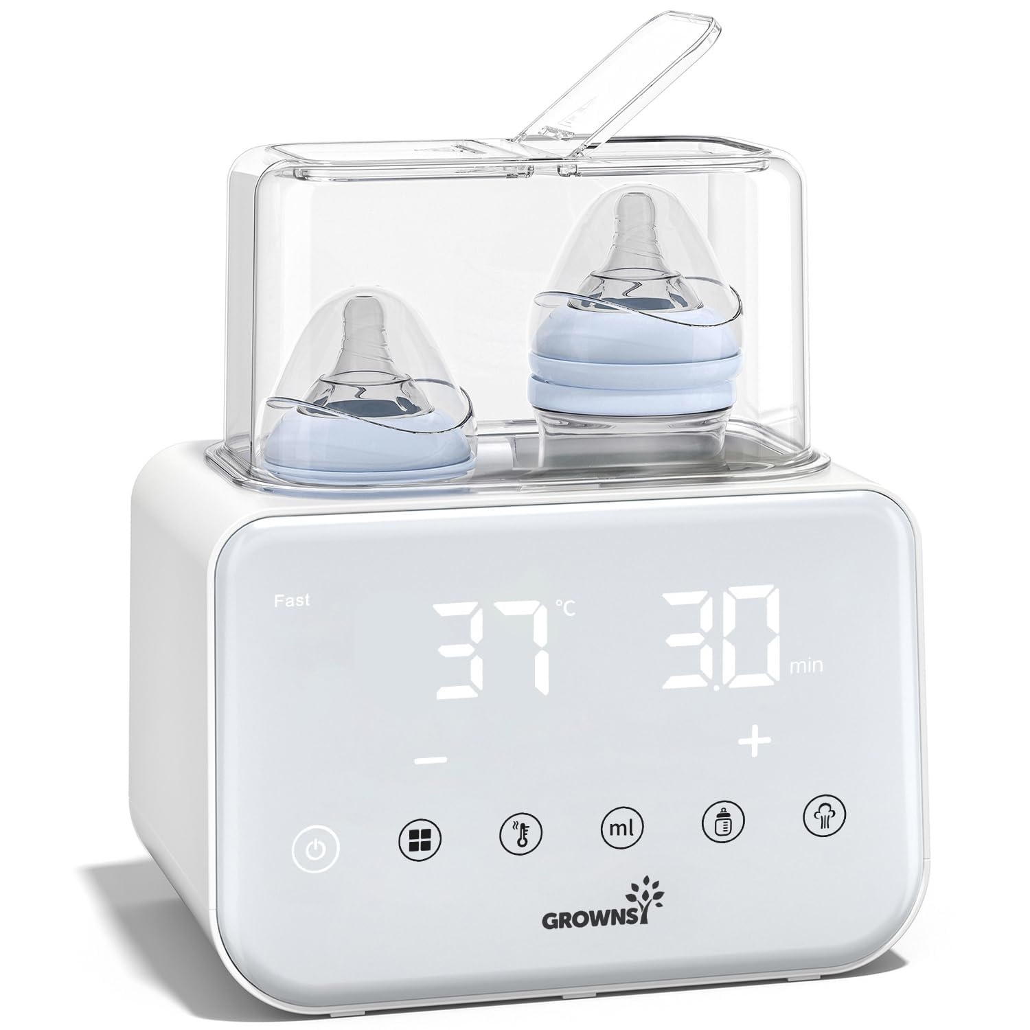 8-in-1 Babyflaschenwärmer und Sterilisator, cremeweiß - 33% Rabatt