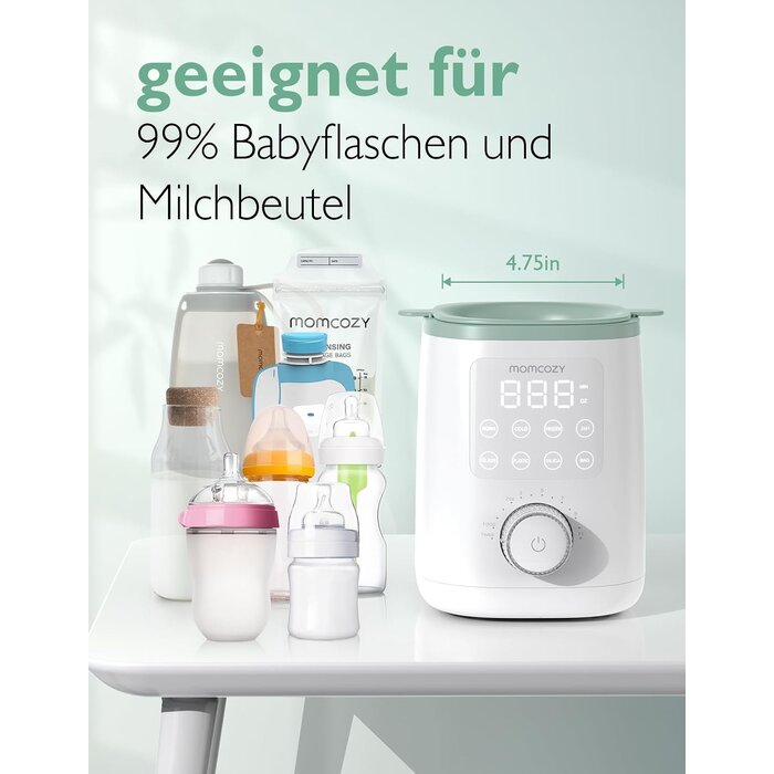 9-in-1 Babyflaschenwärmer & Sterilisator - 34% Rabatt - Weiß