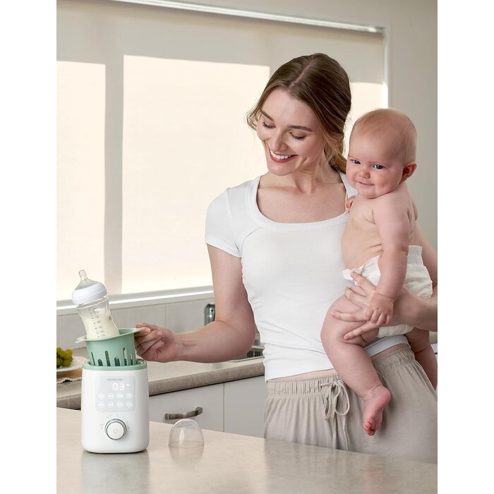 9-in-1 Babyflaschenwärmer & Sterilisator - 34% Rabatt - Weiß