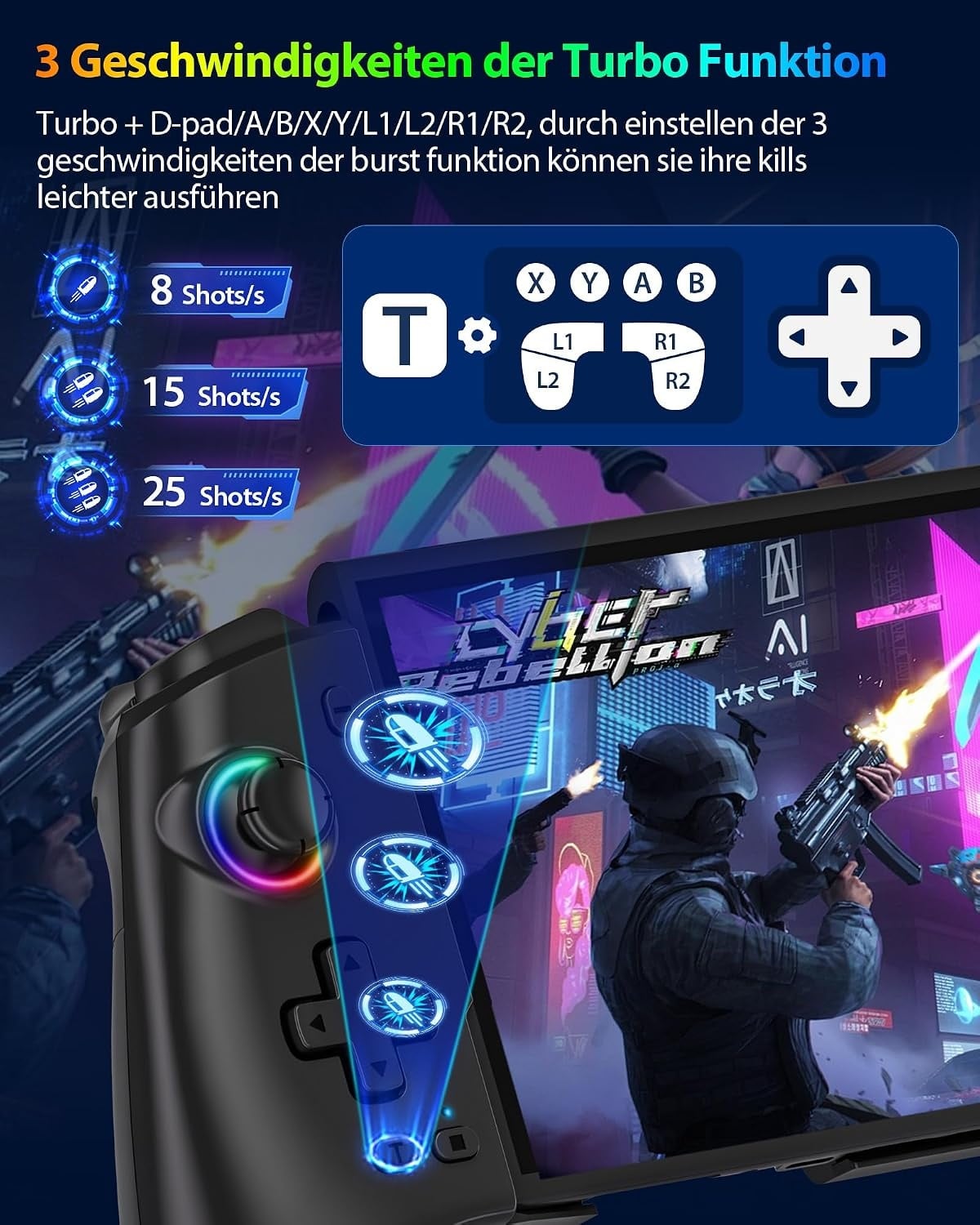 Pro Gaming Controller für Switch & PC - 32% Rabatt - Ausgepackt