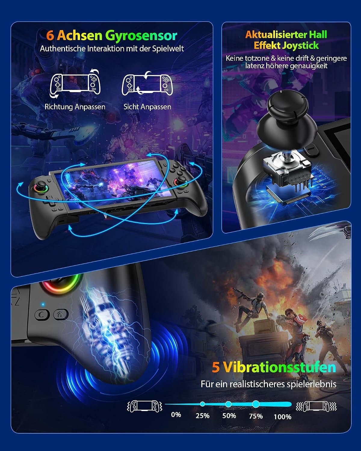 Pro Gaming Controller für Switch & PC - 32% Rabatt - Ausgepackt