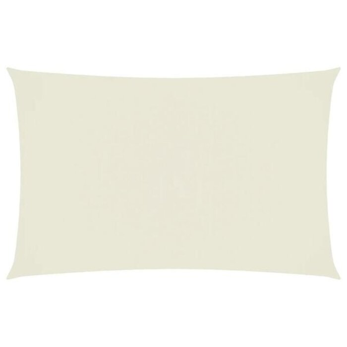 Sonnensegel 4x7 m Rechteckig Creme - 34% Rabatt