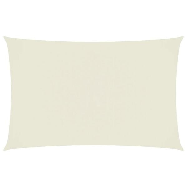 Sonnensegel 4x7 m Rechteckig Creme - 34% Rabatt
