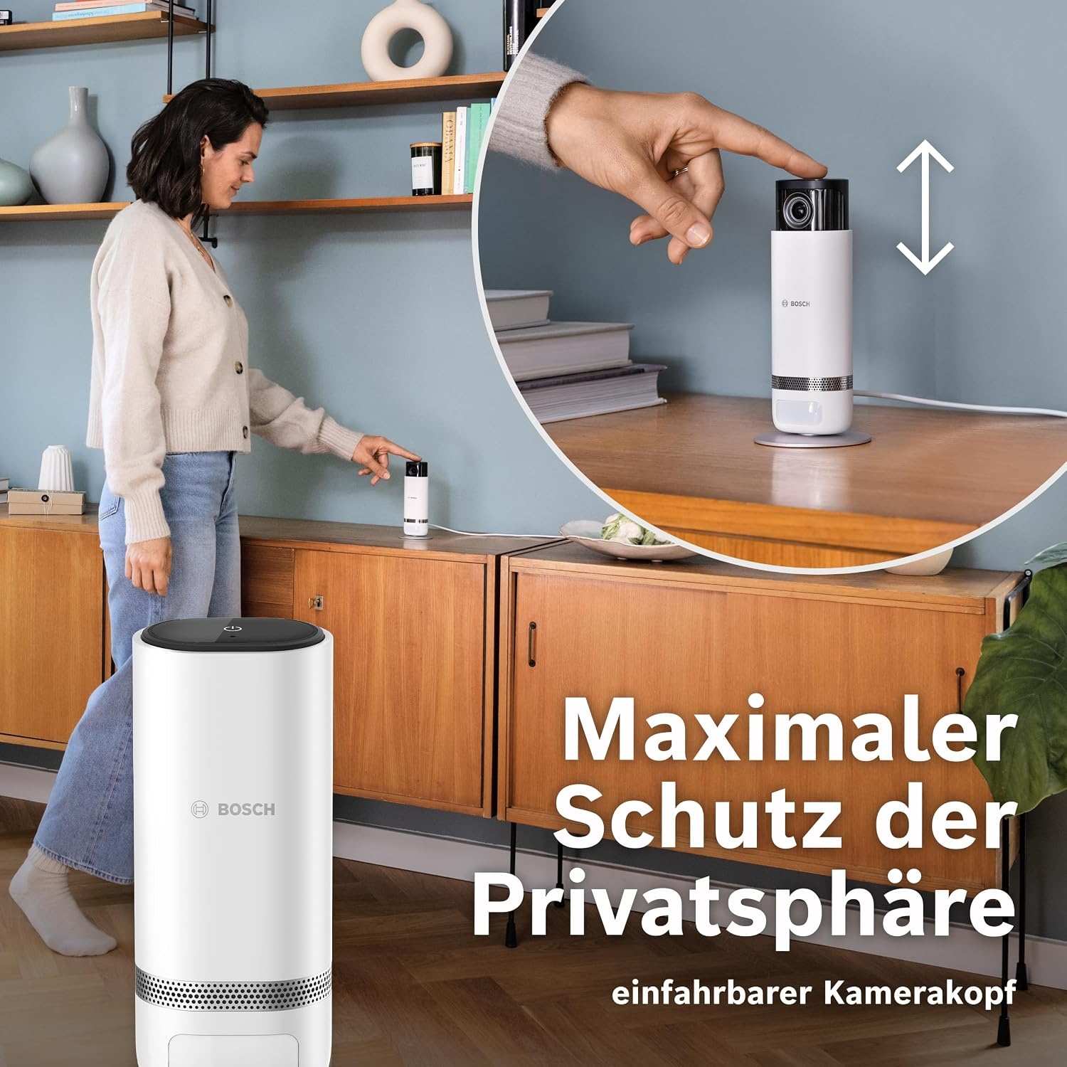 WLAN-Überwachungskamera 1080p, einziehbar - 35% Rabatt
