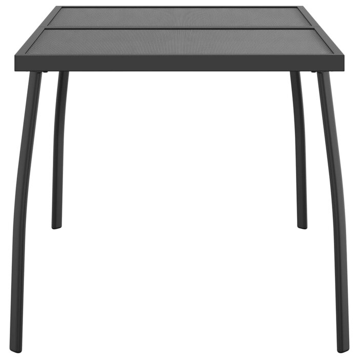 Gartentisch 110x80x72 cm Stahlgitter Anthrazit - 34% Rabatt