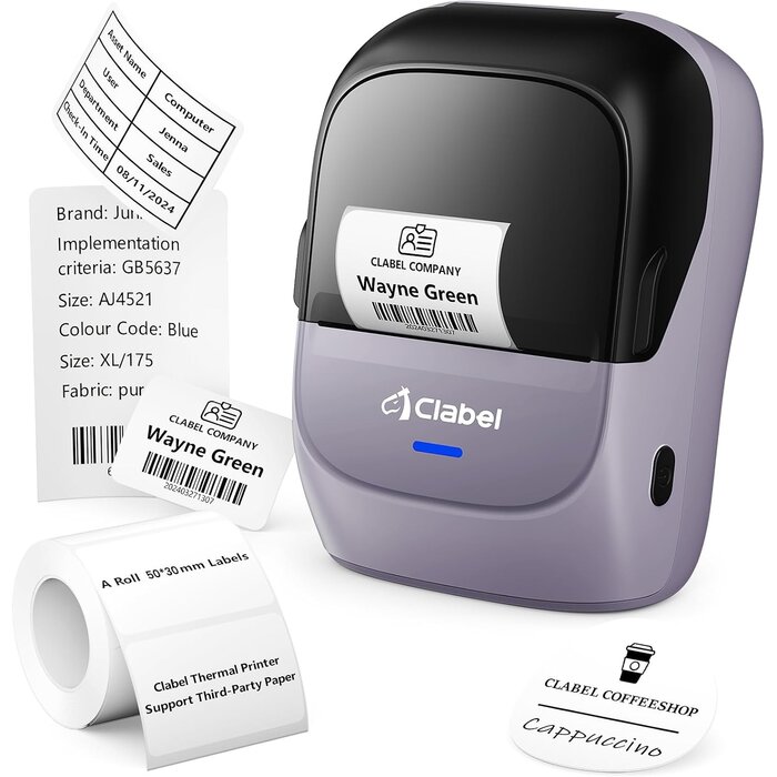Mobiler Thermo-Etikettendrucker - Bluetooth & USB - 33% Rabatt