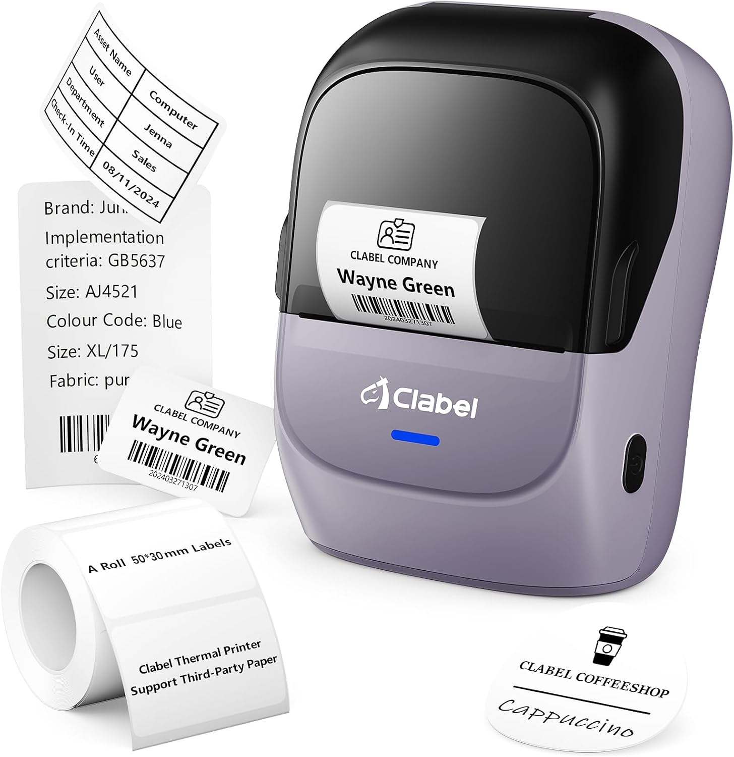 Mobiler Thermo-Etikettendrucker - Bluetooth & USB - 33% Rabatt