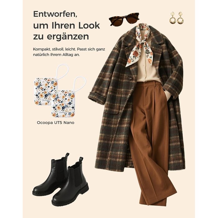2x Wiederaufladbare Handwärmer Meadow Whisper - 14 mm dünn - 26% Rabatt