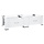 Waschmaschinen-Sockel mit 2 Schubladen 127 cm - 35% Rabatt
