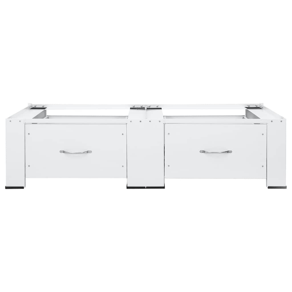 Vidaxl Waschmaschinen-Sockel mit 2 Schubladen 127 cm - 35% Rabatt