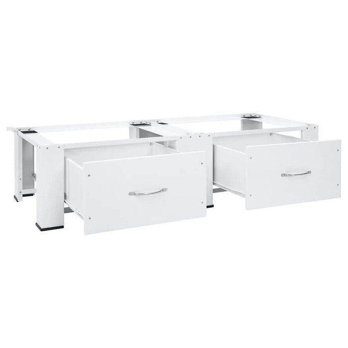 Vidaxl Waschmaschinen-Sockel mit 2 Schubladen 127 cm - 35% Rabatt