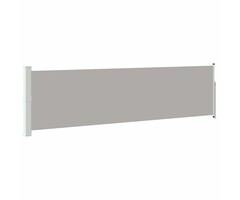 Vidaxl Seitenmarkise ausziehbar 140x514 cm Grau - 46% Rabatt