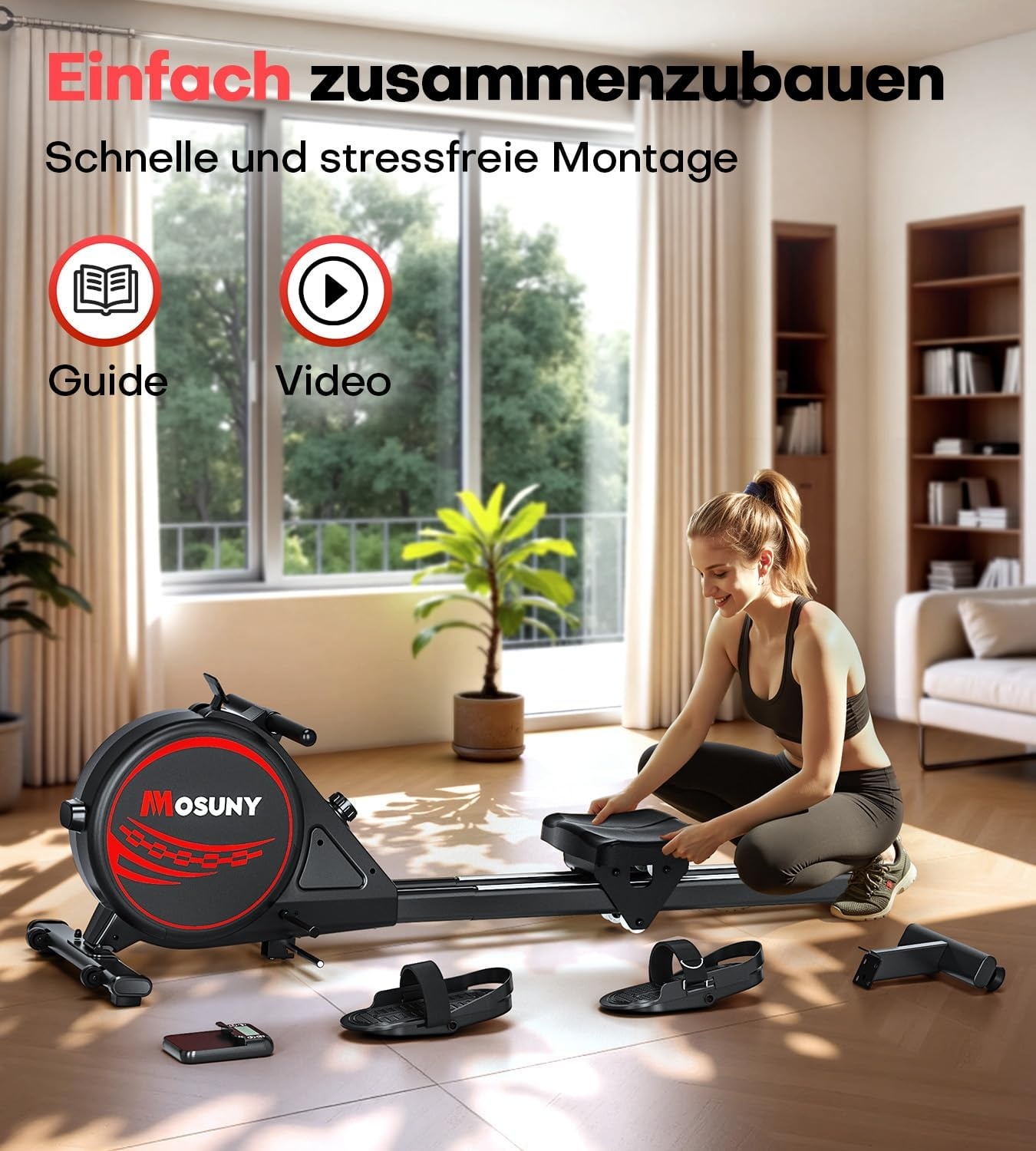 Magnetisches Rudergerät: 16 Widerstände & App-Anbindung - 30% Rabatt