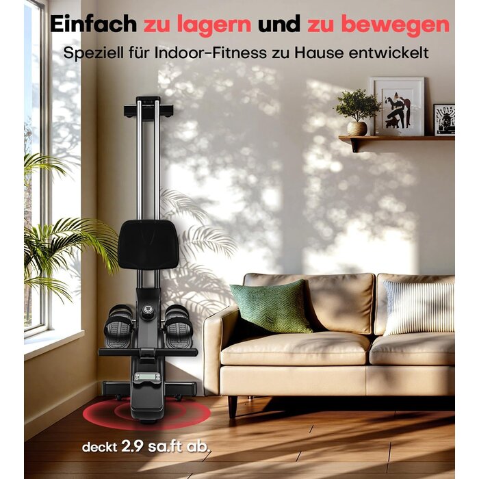 Magnetisches Rudergerät: 16 Widerstände & App-Anbindung - 30% Rabatt