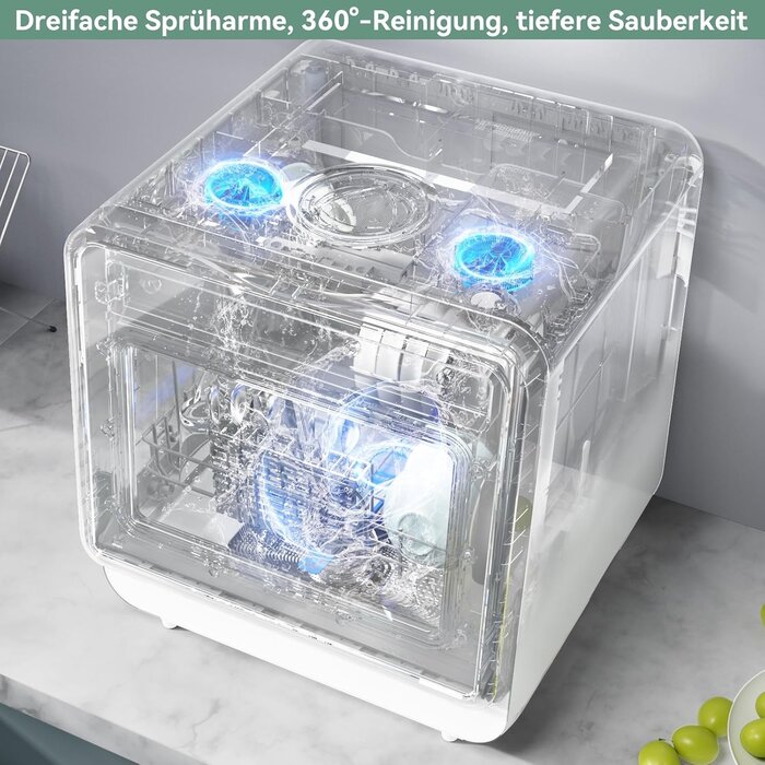 Kompakter Tischgeschirrspüler 5L Wassertank - 35% Rabatt - Wie neu