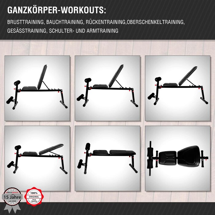 Multifunktionale Klappbare Hantelbank - 131,5 cm - 29% Rabatt