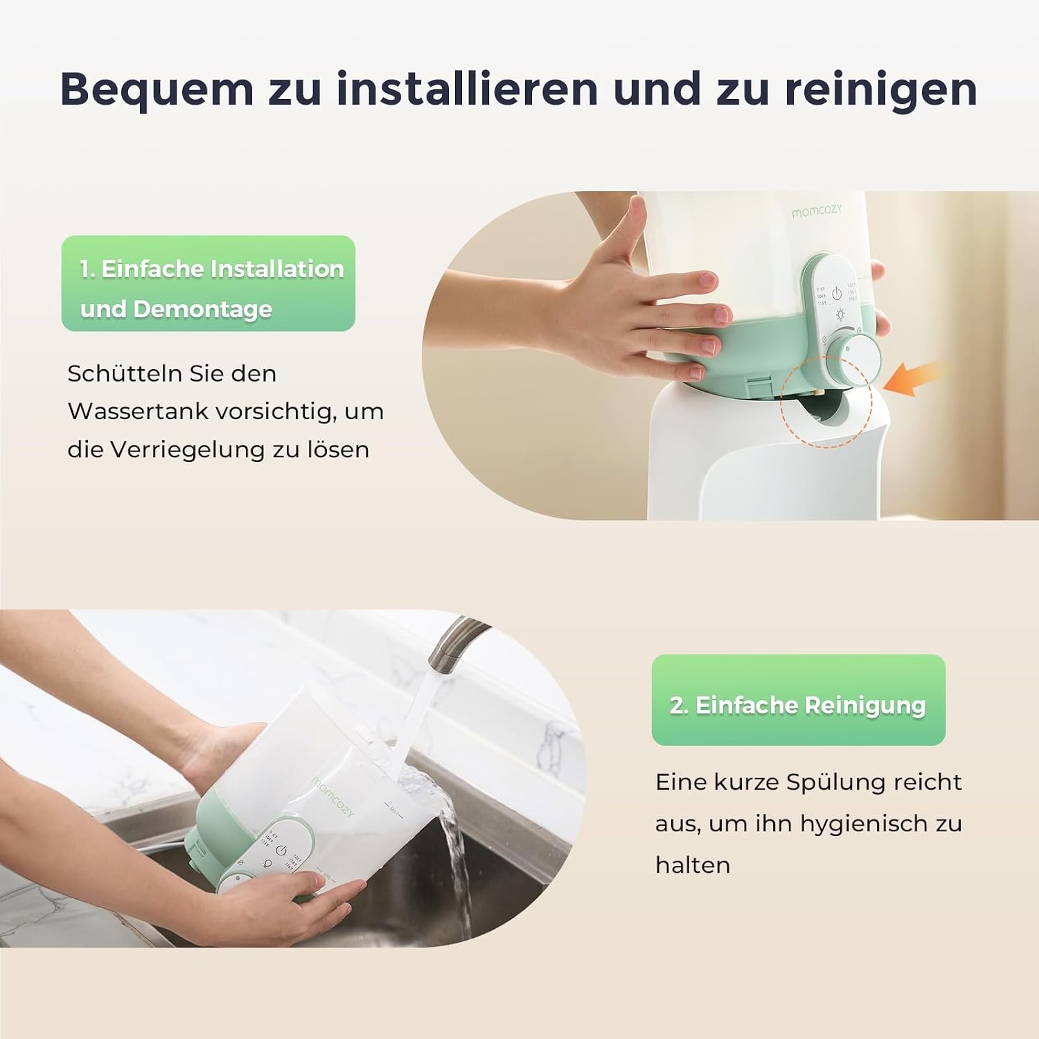 Babyflaschen-Zubereiter 1,7L - 34% Rabatt auf Ausgepackt-Zustand