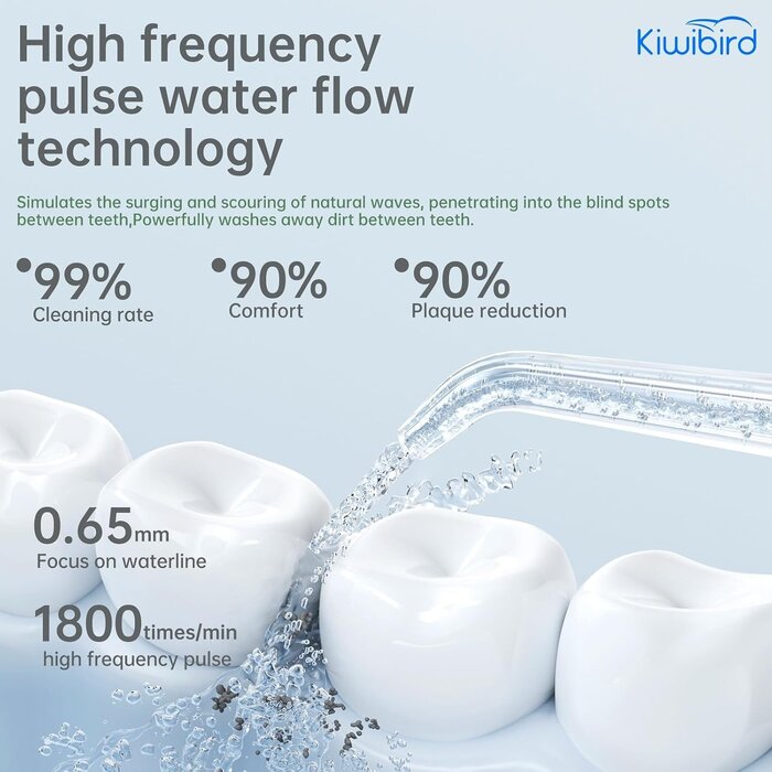 Kabellose Munddusche 230 ml mit UV-C-Desinfektion - 29% Rabatt