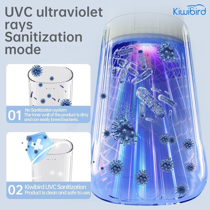 Kabellose Munddusche 230 ml mit UV-C-Desinfektion - 29% Rabatt