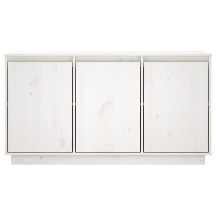 Vidaxl Modernes Sideboard aus Kiefernholz, Weiß, 111x34x60 cm - 35% Rabatt