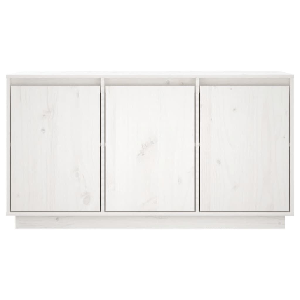 Vidaxl Modernes Sideboard aus Kiefernholz, Weiß, 111x34x60 cm - 35% Rabatt