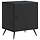 Schwarzer Nachtschrank 43 x 34,5 x 50 cm - 33% Rabatt