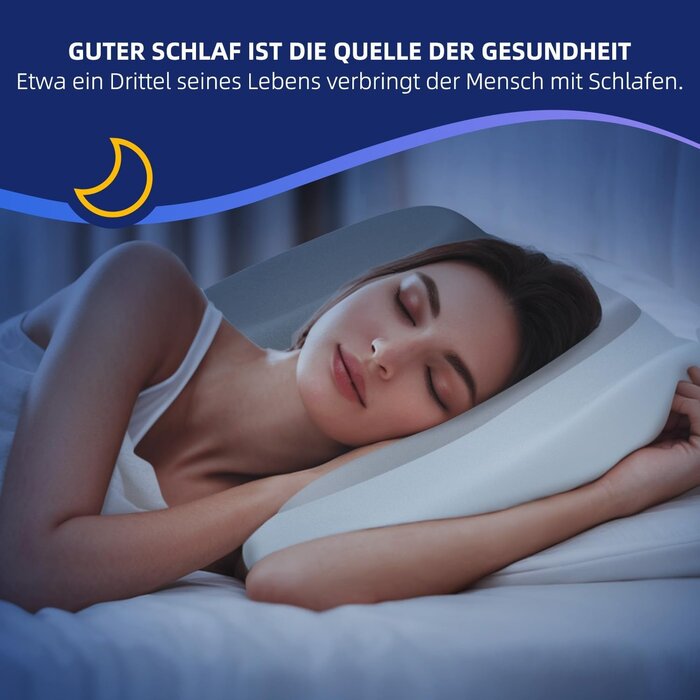 Ergonomisches Nackenstützkissen mit Kühlgel - 31% Rabatt