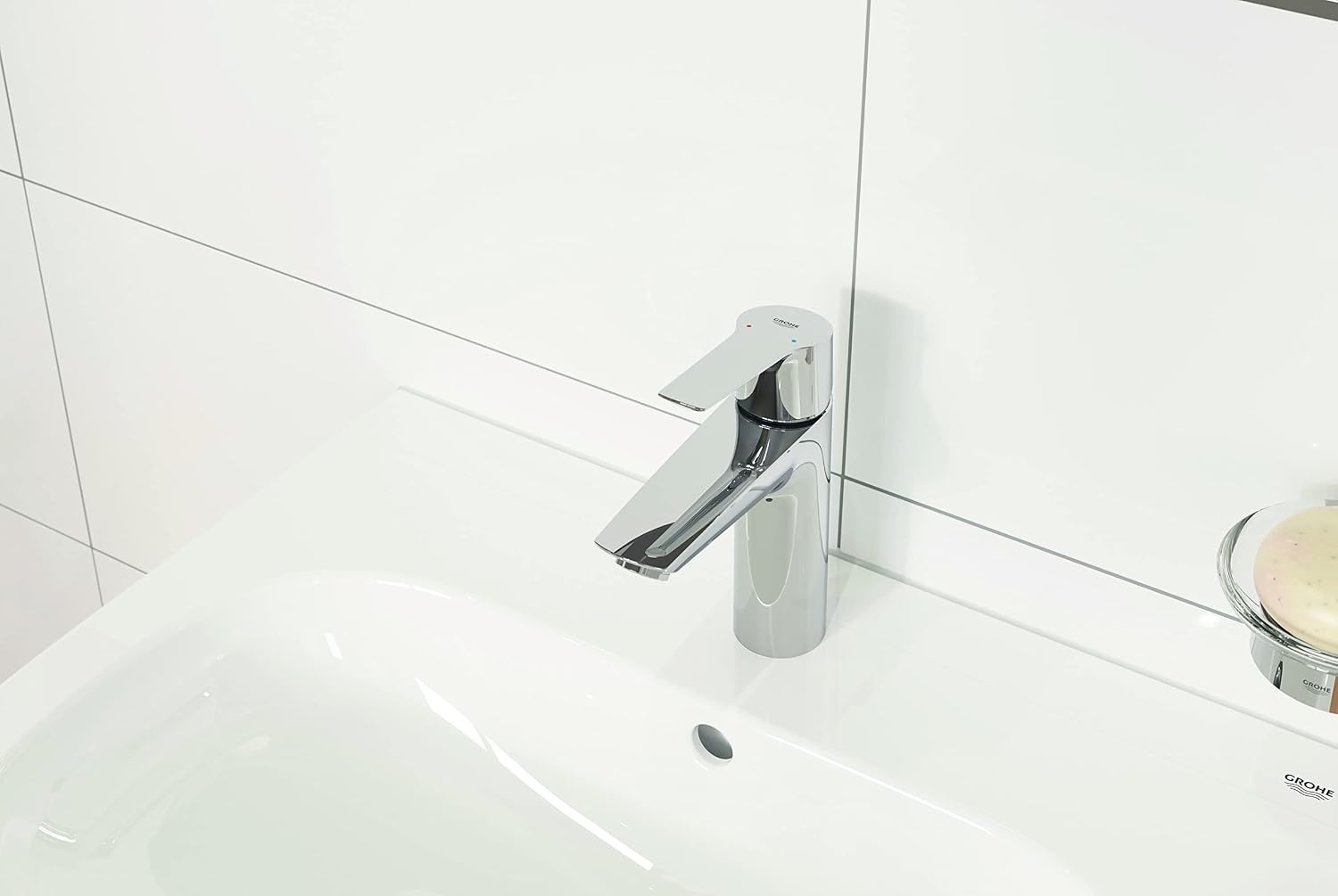 Waschtischarmatur Einhebelmischer Chrom 34% Rabatt - Wassersparend