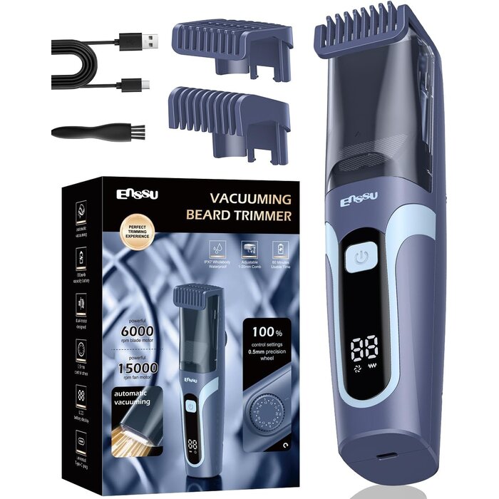 Barttrimmer mit Vakuumsystem & USB-C - 32% Rabatt