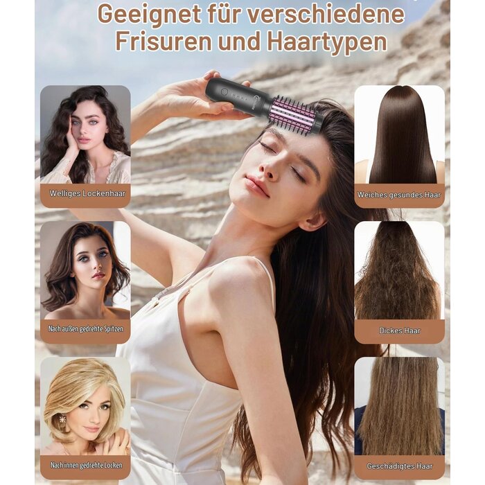 Kabellose Lockenbürste & Glätteisen 40mm - 33% Rabatt auf Retourenware