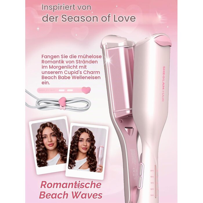Wellenstab 19 mm für Beach-Waves - Kirschblütenrosa - 33% Rabatt