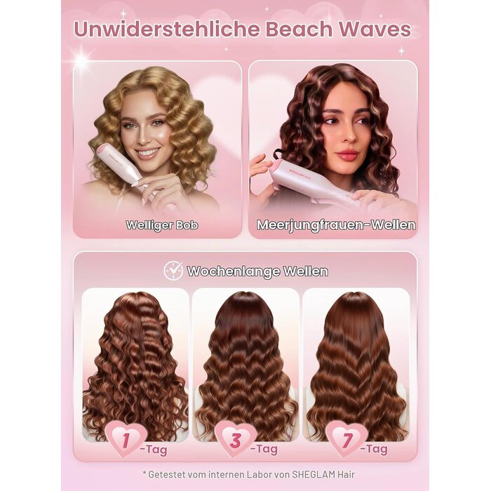 Wellenstab 19 mm für Beach-Waves - Kirschblütenrosa - 33% Rabatt