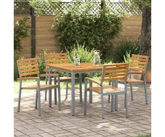 Vidaxl 4er-Set Gartenstühle aus Akazienholz, stapelbar - 52% Rabatt
