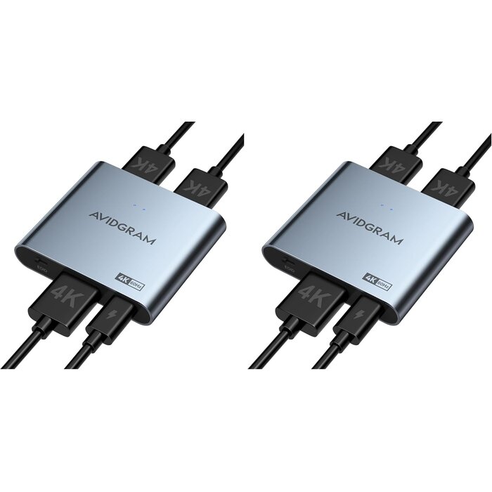 HDMI-Splitter 4K 60Hz 1 auf 2 mit Downscaler - 32% Rabatt