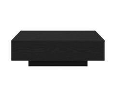 Vidaxl Quadratischer Couchtisch in Schwarz Eiche, 100x100cm - 54% Rabatt