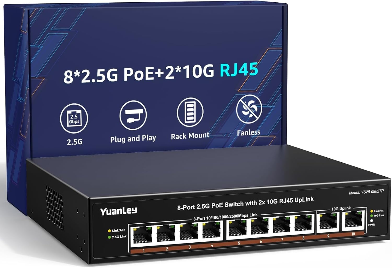 PoE-Switch 6-Port 2,5G/10G SFP - 34% Rabatt auf diesen zuverlässigen Netzwerk-Hub