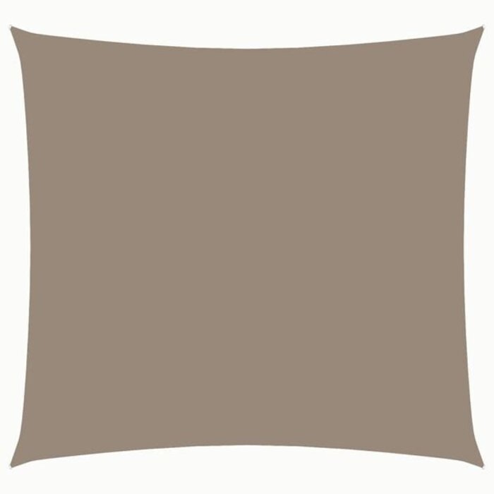 Vidaxl Sonnensegel Quadratisch 7x7 m Oxford-Gewebe Taupe - 35% Rabatt