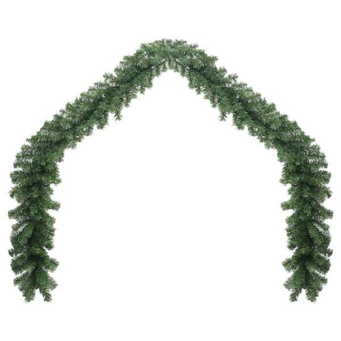 Vidaxl Weihnachtsgirlande 10 m PVC Grün - 33% Rabatt